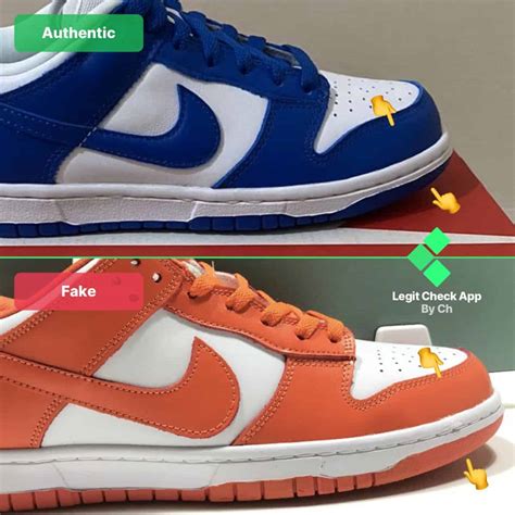 how to spot the difference between fake nike dunks|knockoff nike dunks.